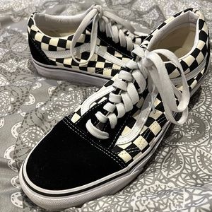 Checkered Vans